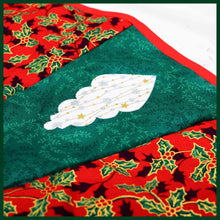 Load image into Gallery viewer, Mistletoe Magic Handcrafted Tree Skirt